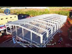 Steel Structure Warehouse with Galvanized steel