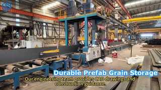 Prefab Steel Grain Warehouse Cost Effective Storage Solution