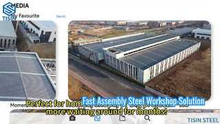 Fast Assembly Steel Workshop Modular Building Solution