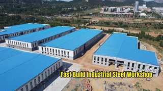 Fast Assembly Industrial Steel Workshop Building Solution