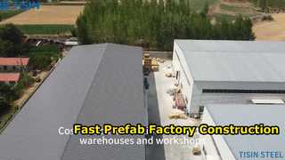 Fast Prefab Steel Workshop Assembly No Welding Required
