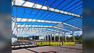 Steel Warehouse Workshop Building Fast & Affordable