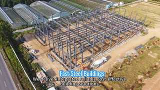 Durable Steel Structure Buildings Fast Installation